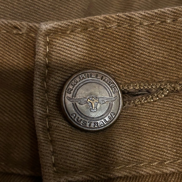 R.M. Williams Men's Cotton Jeans Australia - Walnut W-32, Inseam - 32 - SALE - Picture 6 of 10